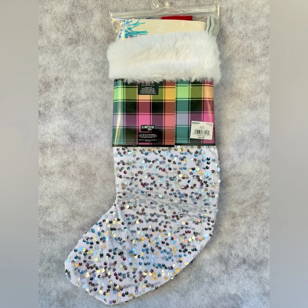 LIMITED too SEQUIN STOCKING and STATIONARY GIFT SET - Picture 5 of 9